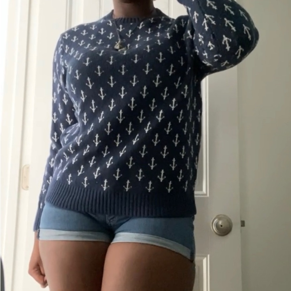Anchor Crew Neck Sweater